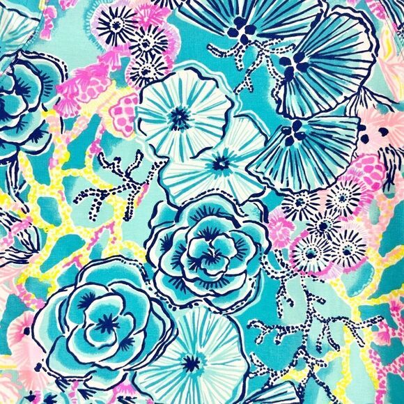 Lilly Pulitzer UPF 50+ Skipper Popover Bali Blue Once Upon A Tide Size XS - Picture 7 of 11